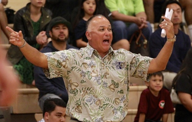 Kamehameha's Greg Tacon and his boys have ridden quite a roller coaster this season. Krystle Marcellus / Star-Advertiser