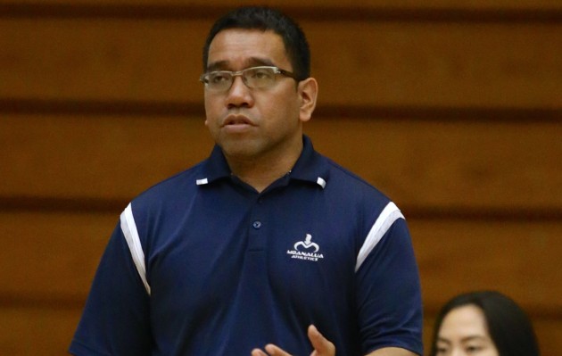 Alan Cabanting has high hopes for his Moanalua squad this year. Darryl Oumi / Special to the Star-Advertiser