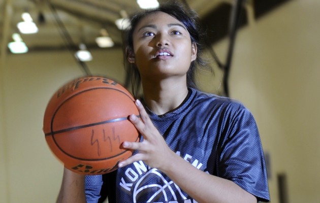 Chanelle Molina has been the Star-Advertiser's player of the year three years in a row. Bruce Asato / Star-Advertiser
