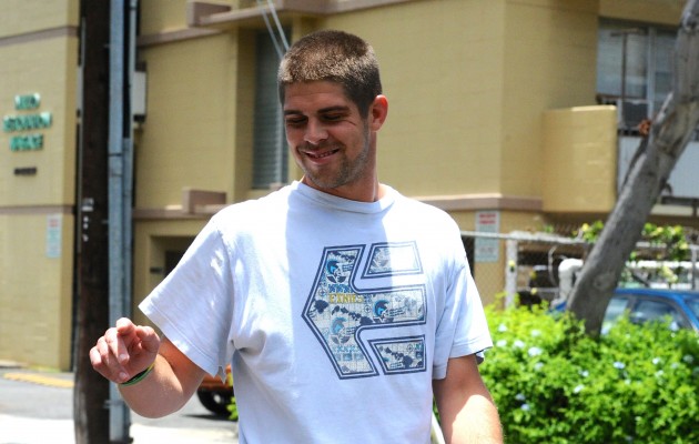 Former UH quarterback Colt Brennan is interested in helping out at Moanalua. Craig Kojima / Star-Advertiser