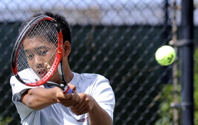 Andre Ilagan won the OIA singles title for the second straight year. Bruce Asato / Star-Advertiser