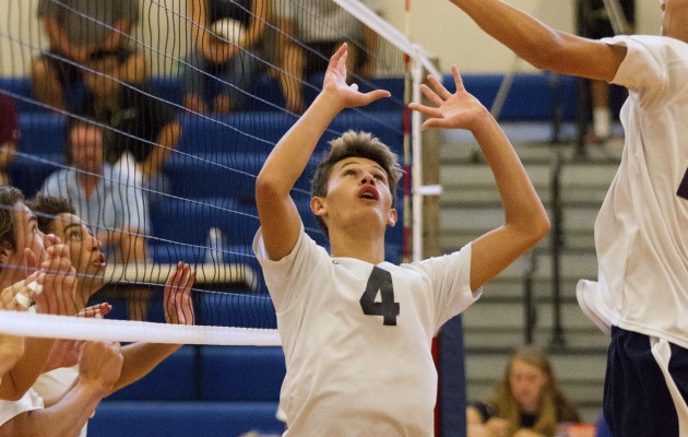 Kamehameha-Hawaii has made it to the Division I boys volleyball state final three out of the last four years. Setter Addision Enriques and his teammates will be trying to get over that final bump. Cindy Ellen Russell / Honolulu Star-Advertiers.