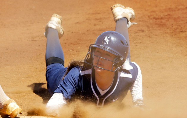 Kamehameha's Dallas Millwood is the ILH softball most valuable player. Photo by Krystle Marcellus/Star-Advertiser.