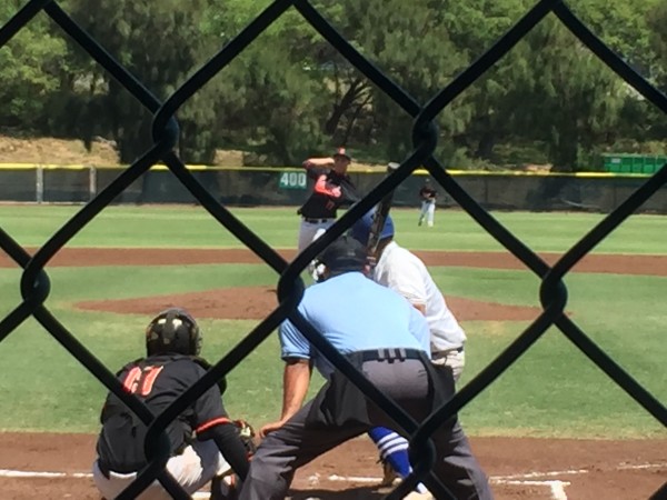 Campbell's Markus Ramos pitches against Kailua. 