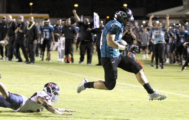 Kapolei's Jaymin Sarono looks to be a part of something special on offense at Kapolei. Jay Metzger / Special to the Star-Advertiser