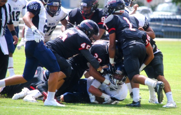 'Iolani hosts the Father Bray Classic on Saturday at Kozuki Stadium against La Jolla Country Day (Calif.). Photo by Jerry Campany/Star-Advertiser.