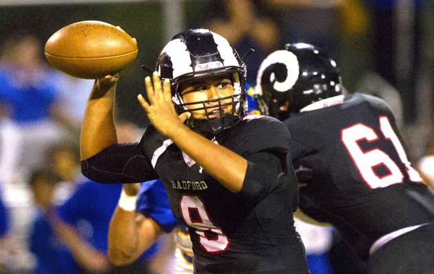 Radford QB Randy Wright has thrown for 208 yards this season but has yet to lead to a scoring drive. Photo by Cindy Ellen Russell/Star-Advertiser.