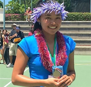 Two-time state singles champion Taylor Lau of St. Francis is headed to the University of Denver. Courtesy photo.