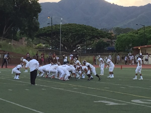 The Farrington Governors warm up.