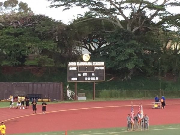 Unfortunately, the scoreboard is out of service. 