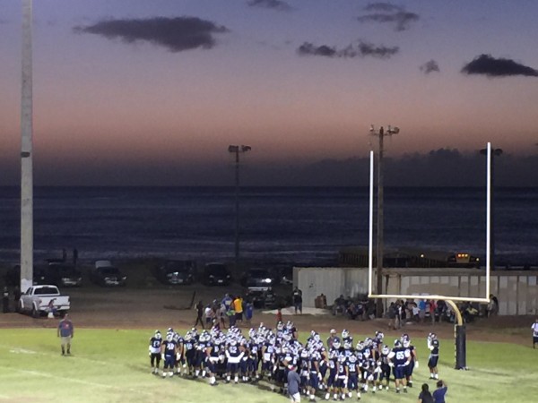 Always a sight to behold at Waianae's Raymond Torii Field. 