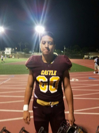 Castle's Isley Busch Matu‘u is a defensive playmaker. Courtesy photo.