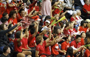 Iolani fans were out in force for the historic night. Cindy Ellen Russell / Star-Advertiser