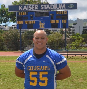 Kaiser's Rhys Galeai. Courtesy photo.