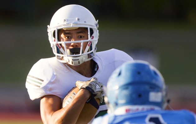 Konawaena and running back Austin Aukai will be looking to enjoy some home cooking on Saturday. Cindy Ellen Russell / Star0Advertiser