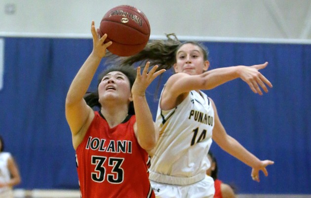 Skylar Nakata was one of the leading scorers for Iolani against Punahou on Thursday. Jay Metzger / Special to the Star-Advertiser