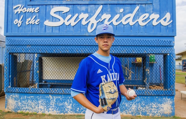 Kailua pitcher Joey Cantillo. Photo by Dennis Oda/Star-Advertiser.