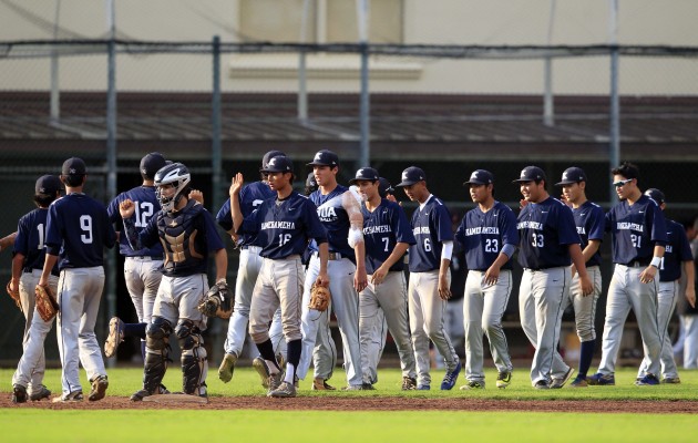 Kamehameha is in the thick of the ILH race thanks to its pitching. Cindy Ellen Russell / Star-Advertiser