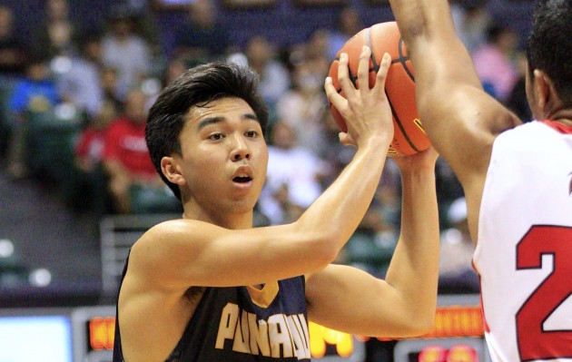 Punahou senior Chris Kobayashi is the 2016-17 ILH Division I boys basketball player of the year. Photo by Cindy Ellen Russell/Star-Advertiser.