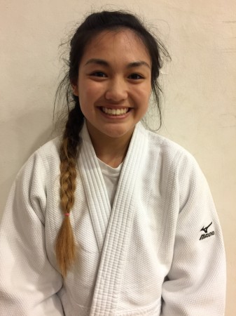 Taryn Ichimura of Punahou has won back-to-back ILH judo titles in the 122 weight class. (Apr. 28, 2017) Paul Honda/Star-Advertiser