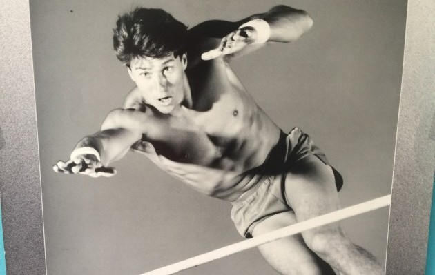 A creative shot of former Olympian Tom Hintnaus during his competitive days. Courtesy of Tom Hintnaus.