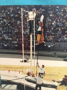 Punahou coach Tom Hintnaus competed in the Olympics in Los Angeles in 1984. Photo courtesy Tom Hintnaus.