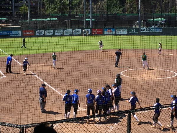 Nawai Kaupe heads home after belting a solo home run to give Maui a 6-5 lead in the top of the eight inning against Leilehua. (May 4, 2017) Paul Honda/Star-Advertiser